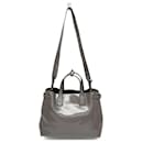 Sac à main en cuir gris foncé pour femme Burberry