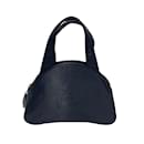 Yves Saint Laurent Navy Nylon Handbag Tote