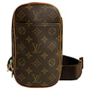 Bolsa de corpo em couro Monogram Pochette Ganju Louis Vuitton