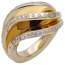 Cartier 18K Yellow Gold Diamond Band Ring