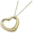 Tiffany & Co. 18K Yellow Gold Open Heart Necklace