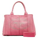 Sac à main Prada Canapa SS en toile rose