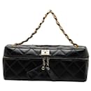 Chanel Matelasse Coco Mark Chain Vanity Bag