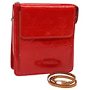 LOUIS VUITTON Pochette Accessoire Monogram Vernis Rouge M91137 LV Auth 80724 - Louis Vuitton