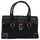 GUCCI GG Canvas Handtasche Schwarz 124286 Auth 81873 - Gucci