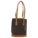 LOUIS VUITTON Bolsa de Hombro Monogram Bucket PM M42238 LV Auth 81134 - Louis Vuitton