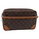 LOUIS VUITTON Monogram Compiegne 28 Clutch Bag M51845 LV Auth 80514 - Louis Vuitton