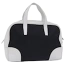 Borsa a mano LOEWE in pelle PVC nera e bianca Auth bs15709 - Loewe