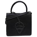 LOEWE Hand Bag Leather 2way Black Auth 80978 - Loewe