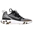 Zapatillas Nike React Element 87 en sintético negro antracita