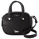 Mini Boogie Crossbody - Maison Kitsune - Leather - Black - Autre Marque