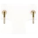 K10 Yellow Gold Diamond Earrings in Great Condition - Autre Marque