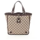 Gucci Abbey Tote Bag Canvas Tote Bag 130739 in Good Condition