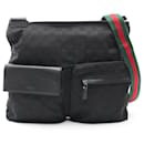 Gucci GG Canvas Crossbody Bag  Canvas Shoulder Bag 169937 in Good Condition