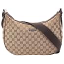 Gucci GG Canvas Shoulder Bag Canvas Shoulder Bag 122790 in Very Good Condition