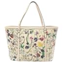 Gucci Flora Totebag Schultertasche aus Leder 309613 in gutem Zustand