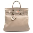 Hermès Birkin Retourne 40 aus grauem Clemence