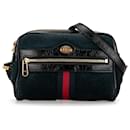 Gucci Mini Ophidia aus blauer Wildleder