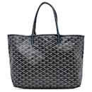 Goyard Blue Goyardine Saint Louis PM