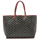 Goyard Black Goyardine Reversible Anjou PM