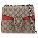 Gucci Brown Mini GG Supreme Dionysus Crossbody Bag