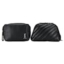 Yves Saint Laurent Polyester Logo Pouch Set of 2 in Excellent Condition - Autre Marque