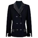 Chaqueta de tweed negro Coco Brasserie - Chanel