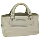 CELINE Boogie bag Hand Bag Leather Gold Tone Auth yk13299 - Céline