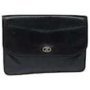 Bolso de mano de cuero negro CELINE Auth bs15668 - Céline