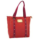 LOUIS VUITTON Cabas MM Antigua Sac Tote Rouge M40034 LV Auth 80003 - Louis Vuitton