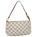 LOUIS VUITTON Damier Azur Pochette Accessoires Pouch N51986 LV Auth 80305 - Louis Vuitton