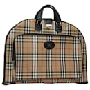 Housse de vêtement en toile beige et noir à motif Nova Check de Burberrys Auth 80164 - Autre Marque