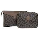 Bolso Clutch SAINT LAURENT de PVC cuero 2Set gris Auth bs15084 - Saint Laurent