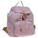 PRADA Backpack Nylon Pink Auth 81180 - Prada