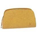 LOUIS VUITTON Epi Dauphine PM Pouch Amarillo M48449 LV Auth 80312 - Louis Vuitton