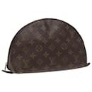 LOUIS VUITTON Trousse Demi Ronde Monogram Pouch Cosmétique M47520 LV Auth 80721 - Louis Vuitton