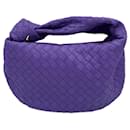 Bolsa hobo Jodie Teen Intrecciato roxa - Bottega Veneta