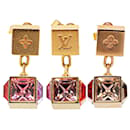 Gold Louis Vuitton Gamble Earring Set