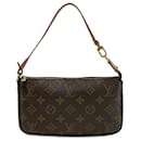 Sac à épaule Pochette Accessoires Monogram Louis Vuitton marron