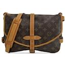 Brown Louis Vuitton Monogram Saumur 30 Crossbody Bag