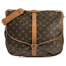 Sac bandoulière Saumur 35 Monogram Louis Vuitton marron