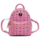 Sac à dos Mini Visetos Stark Bebe Boo MCM rose