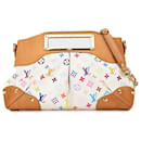 White Louis Vuitton Monogram Multicolore Judy MM Satchel