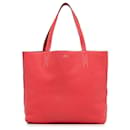 Sac tote Hermès Clemence Double Sens 45 rouge