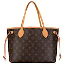 Borsa tote Neverfull PM Monogram Louis Vuitton marrone