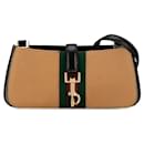 Tan Gucci Web Canvas Crossbody