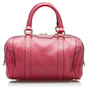 Sac Boston Microguccissima rouge de Gucci