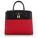 Bolso City Steamer PM de cuero Taurillon rojo Louis Vuitton