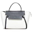 White Celine Mini Belt Satchel - Céline