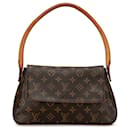 Sac à bandoulière mini Looping Monogram Louis Vuitton marron